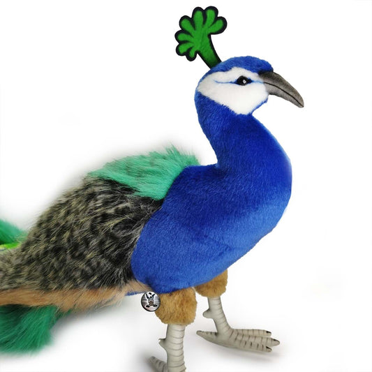 Pfau PREMIUM Plüschtier Paradiesvogel XXL Dekotier CASCAN