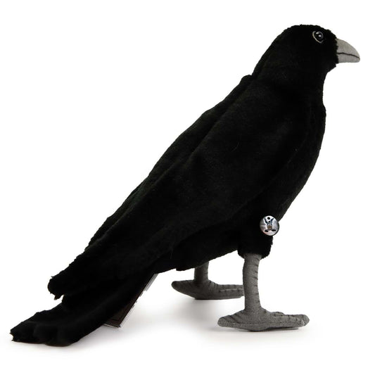 Rabe PREMIUM Plüschtier Krähe Vogel schwarz Dekotier BLAKE