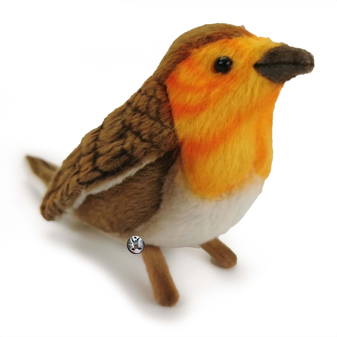 Rotkehlchen PREMIUM Plüschtier Meise Vogel Dekotier QUERINDA