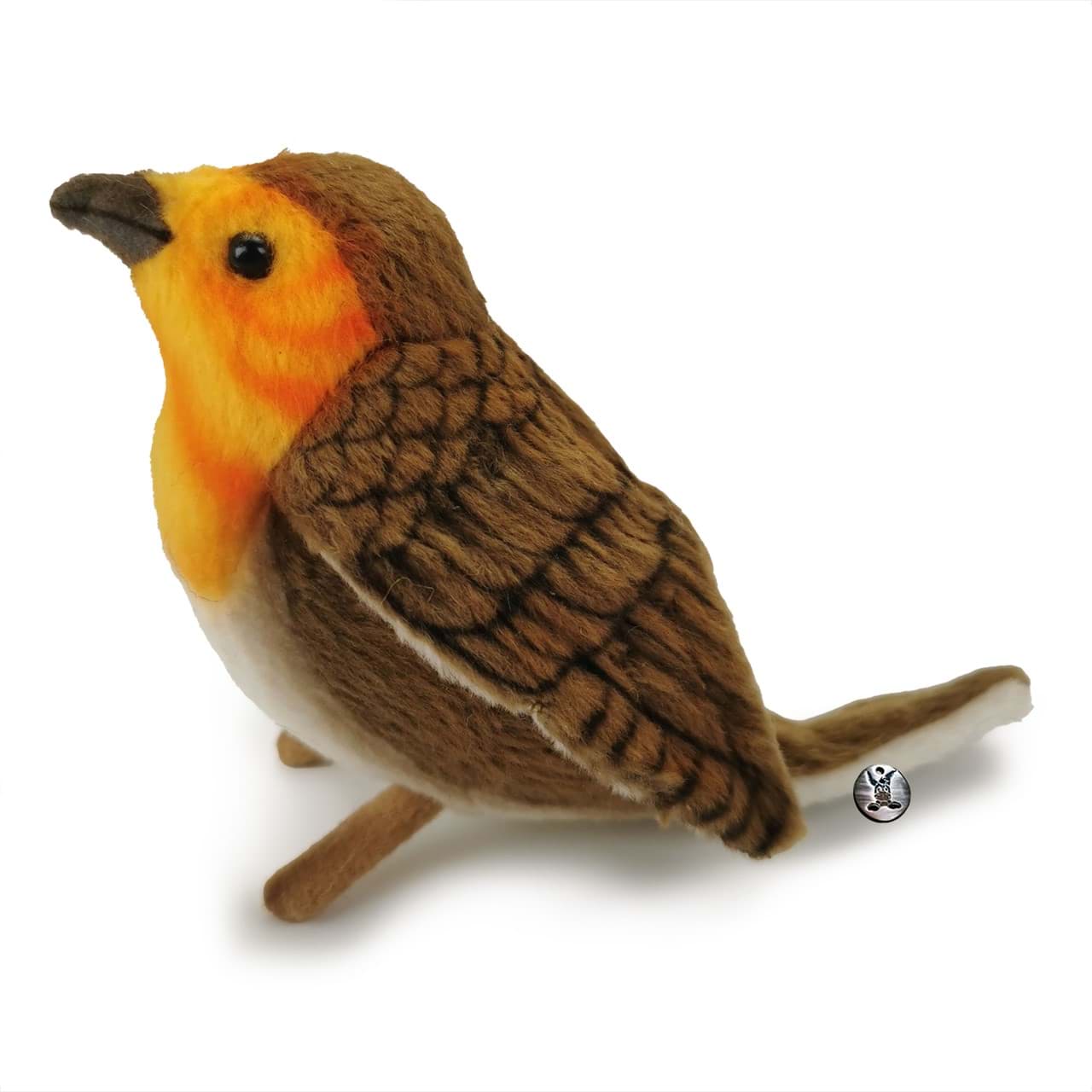 Rotkehlchen PREMIUM Plüschtier Meise Vogel Dekotier QUERINDA