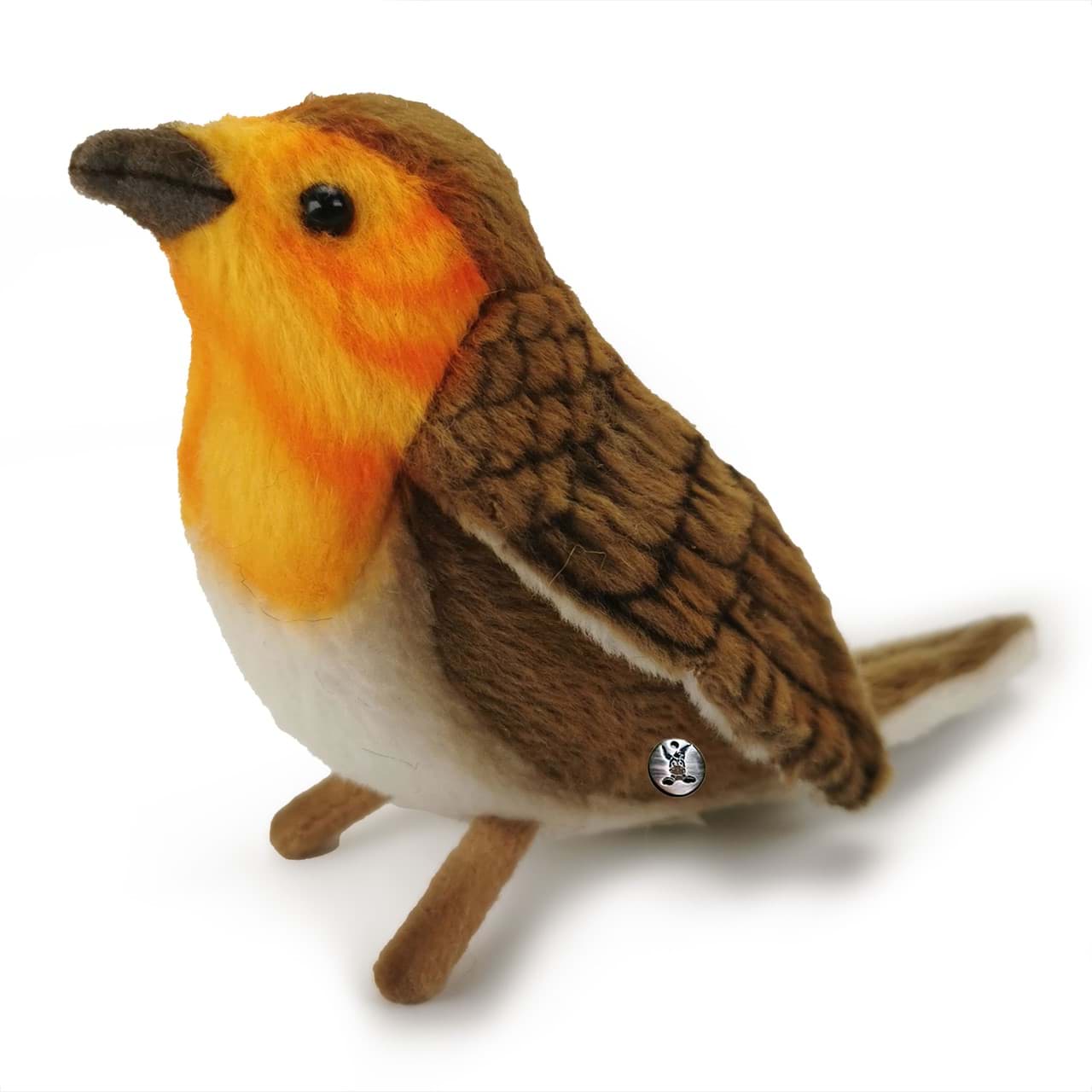 Rotkehlchen PREMIUM Plüschtier Meise Vogel Dekotier QUERINDA