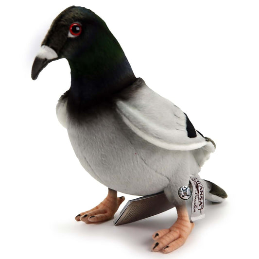 Taube PREMIUM Plüsch Stadttaube Ringeltaube Deko MAGRET