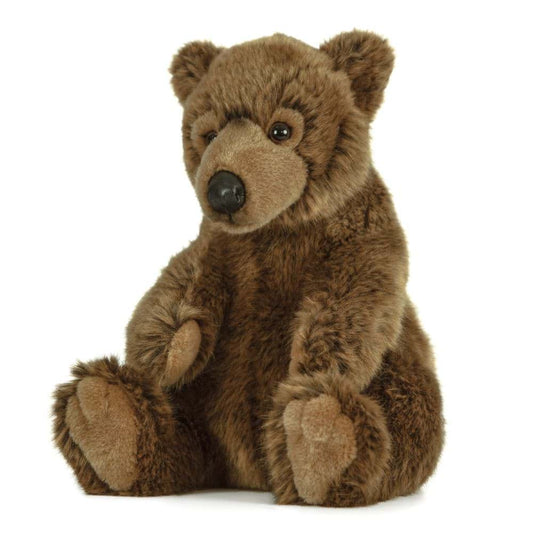 Bär Kuscheltier Teddy Braunbär sitzend Plüschtier JANUS