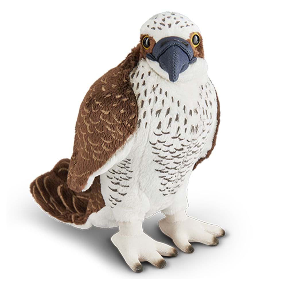 Premium Fischadler Kuscheltier (18 cm) – Nachhaltiger Greifvogel „Osprey“ aus der NATURLI-Serie