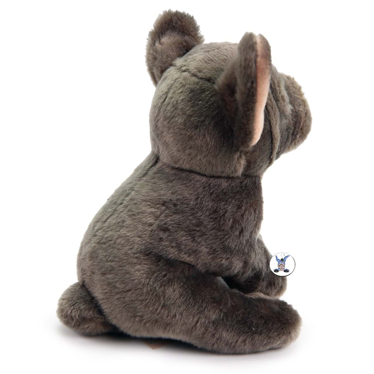 Französische Bulldogge grau Plüsch Kuscheltier Hund TRUDY