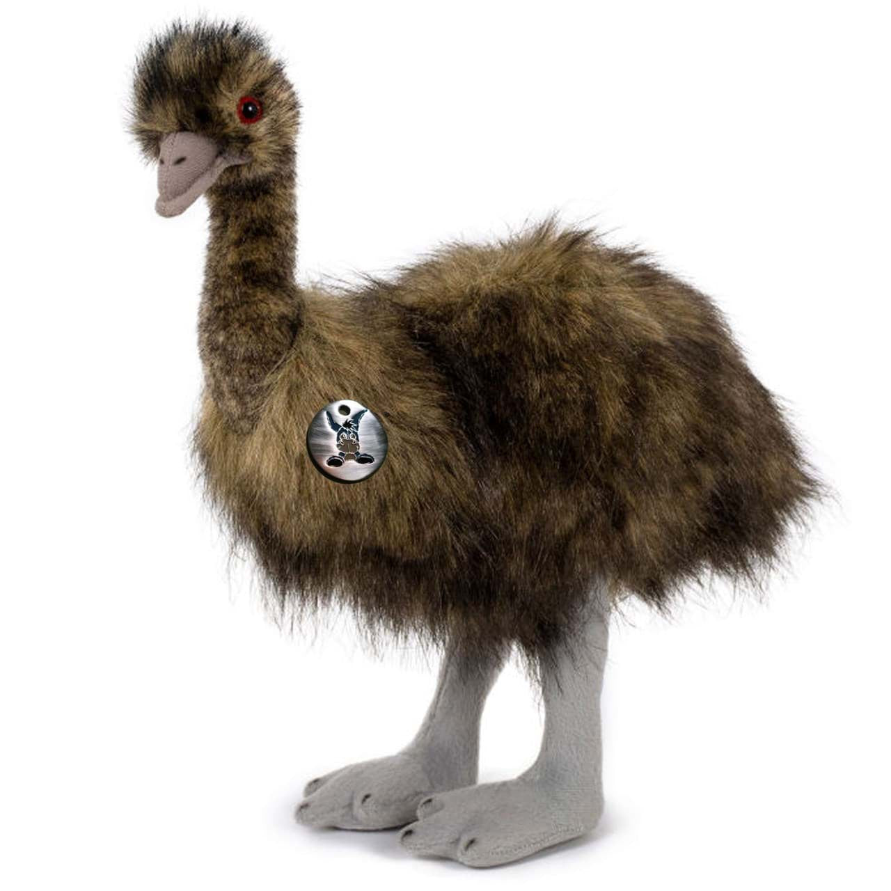 Emu Kuscheltier Vogel stehend PREMIUM Plüsch Strauß LOTTE