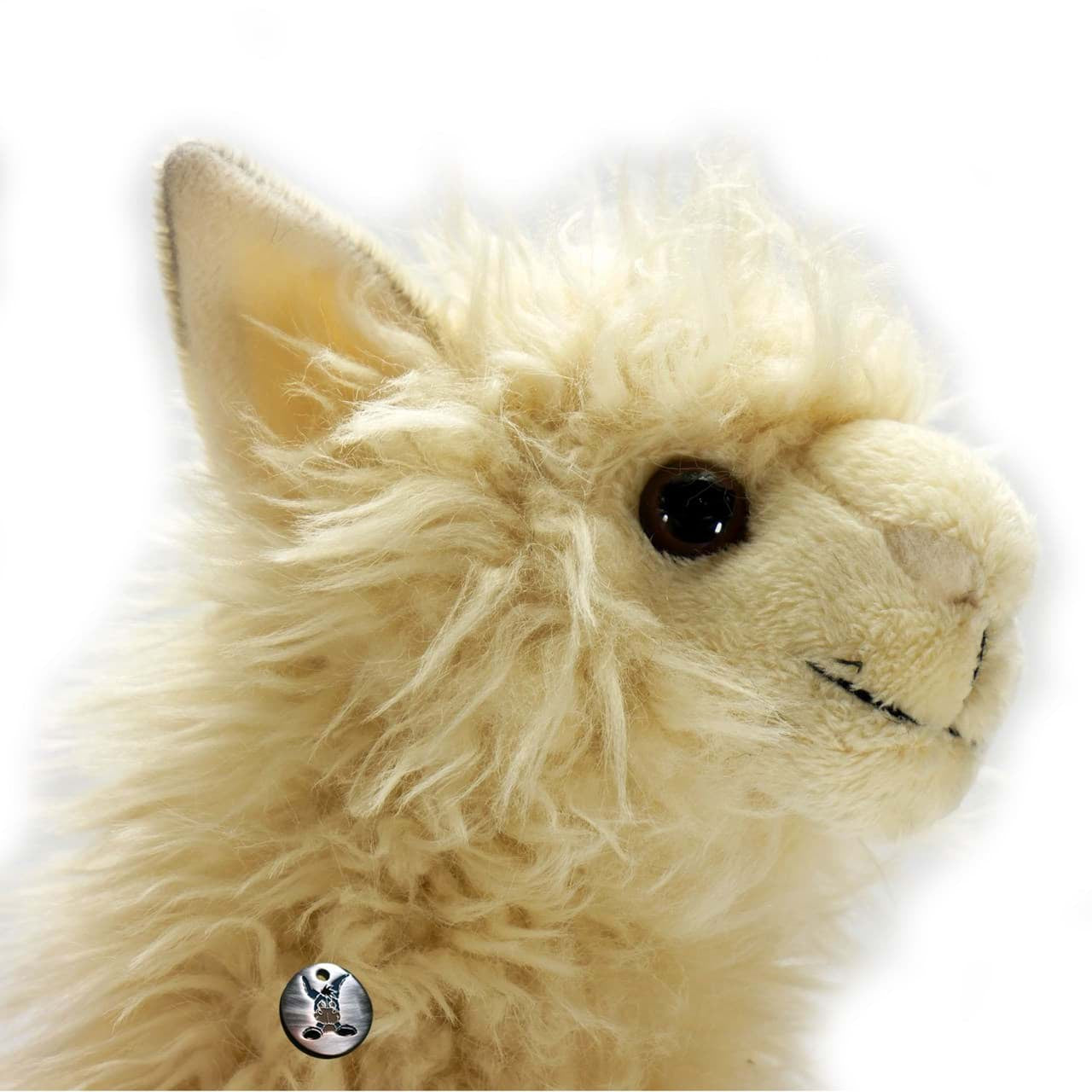 Alpaka Kuscheltier Lama cremeweiss PREMIUM Plüsch YUKI