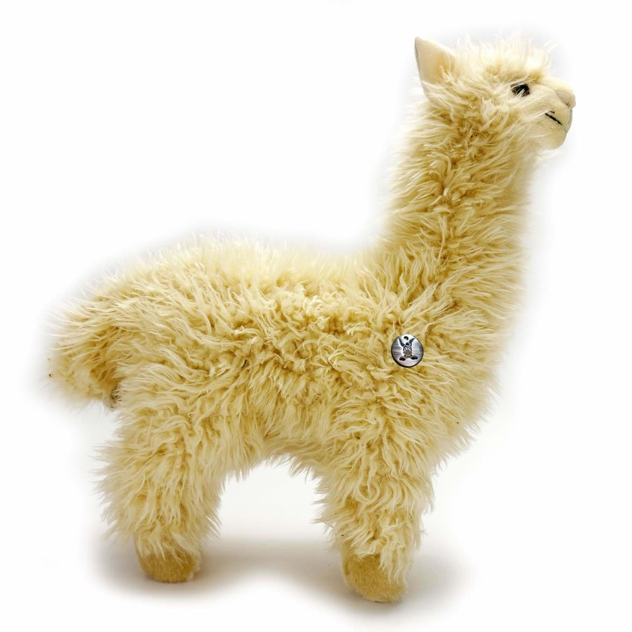 Alpaka Kuscheltier Lama cremeweiss PREMIUM Plüsch YUKI