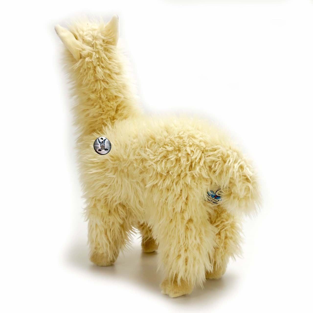 Alpaka Kuscheltier Lama cremeweiss PREMIUM Plüsch YUKI