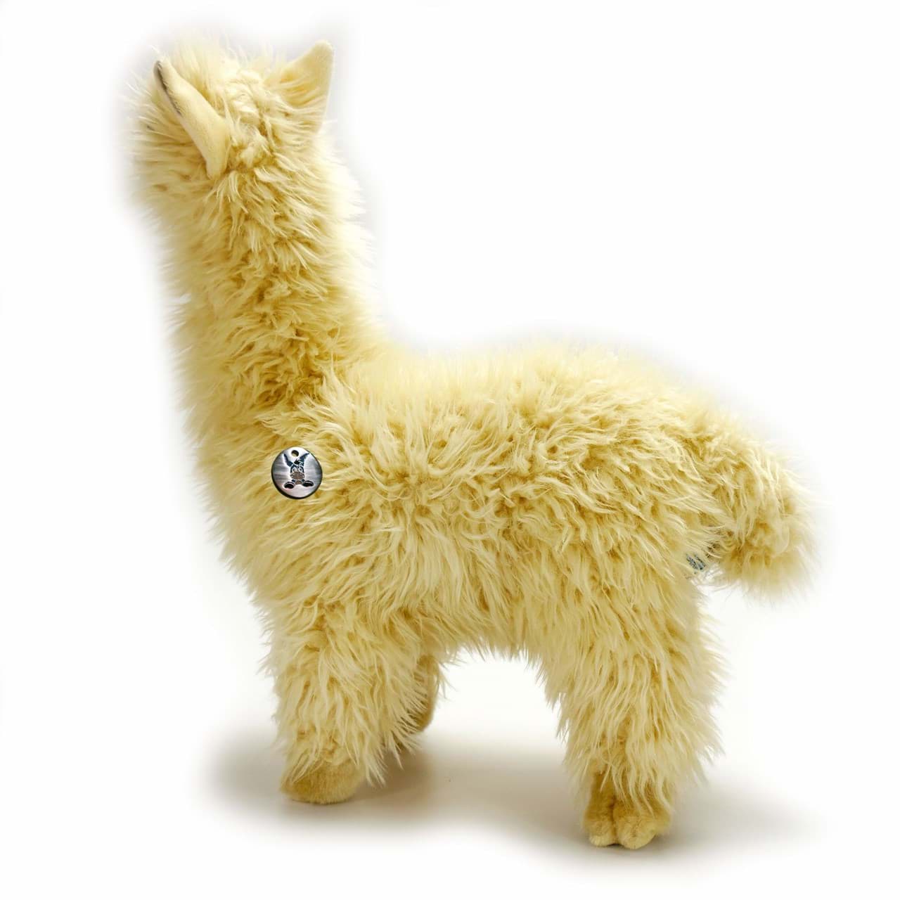 Alpaka Kuscheltier Lama cremeweiss PREMIUM Plüsch YUKI