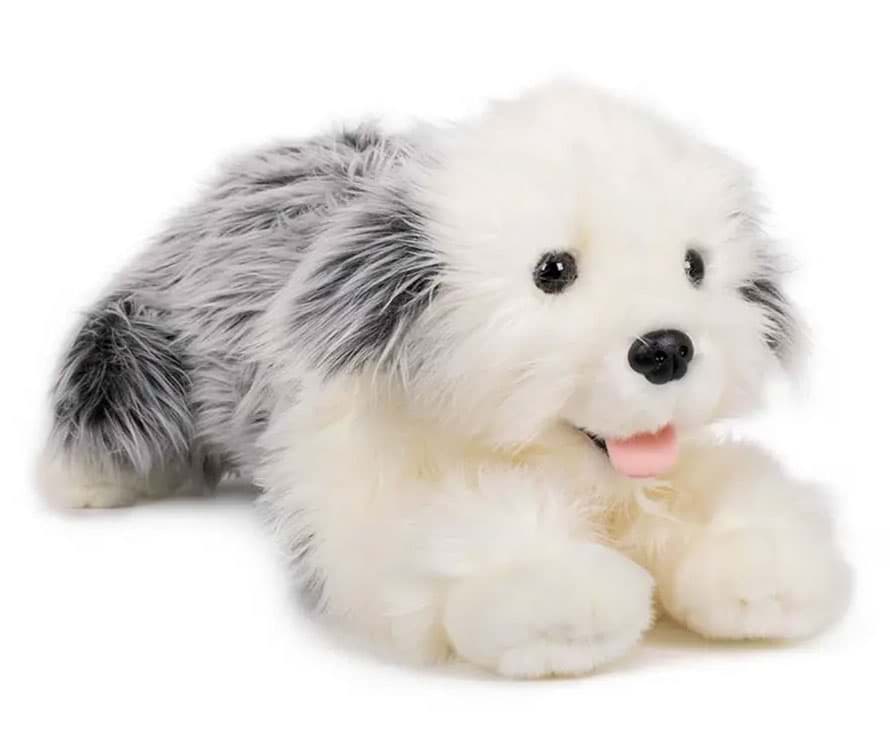 Bobtail Kuscheltier Wuschel Hund Sheepdog Plüsch FLOCKE