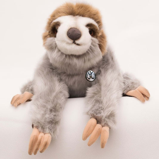 Faultier Kuscheltier PREMIUM Plüschtier liegend LEIKA