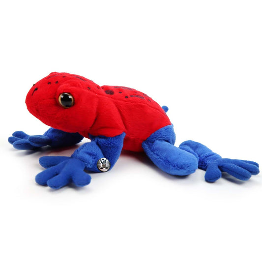 Frosch Kuscheltier Erdbeerfrosch Pfeilgiftfrosch BLUE-JEANS