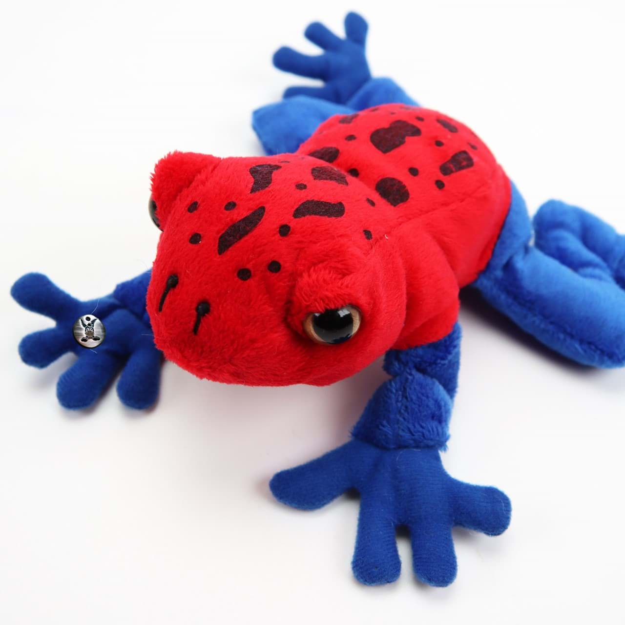 Frosch Kuscheltier Erdbeerfrosch Pfeilgiftfrosch BLUE-JEANS
