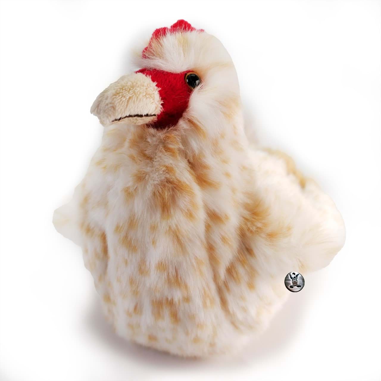 Huhn Kuscheltier Hahn braun getupft PREMIUM Plüsch PUSCHEL