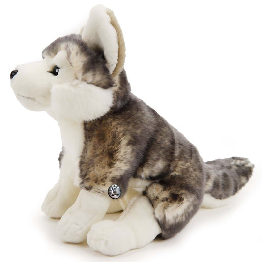 Husky Kuscheltier Hund sitzend Schlittenhund Plüsch NIKITA