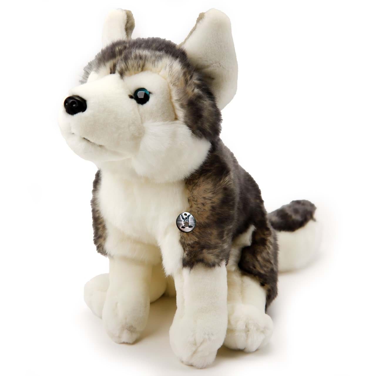 Husky Kuscheltier Hund sitzend Schlittenhund Plüsch NIKITA