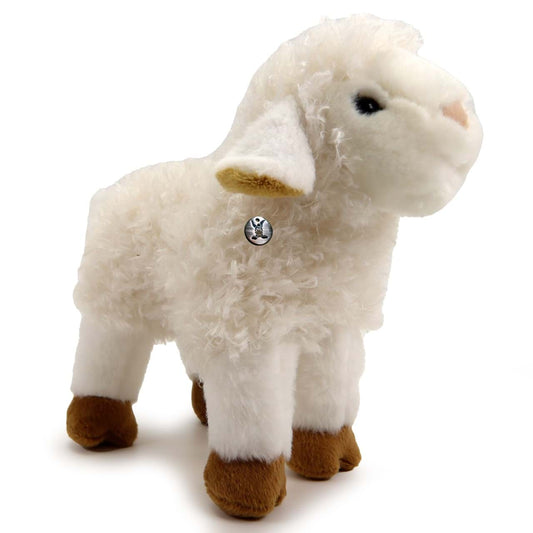 Lamm Kuscheltier Schaf weiß stehend Plüschtier LENI