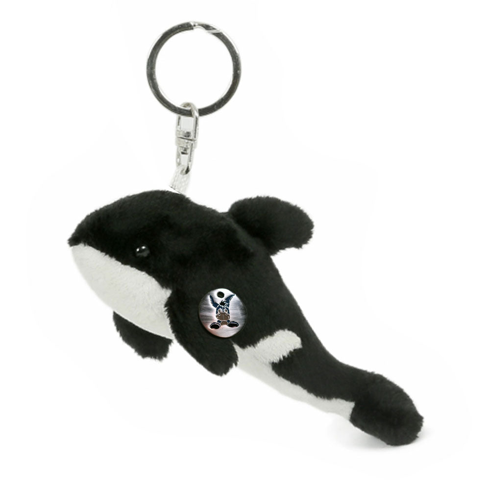 Orca Schlüsselanhänger Schwertwal Kuscheltier Plüsch TILIKUM