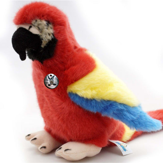 Papagei Kuscheltier Vogel Hellroter Ara Plüsch Arakanga SISSI