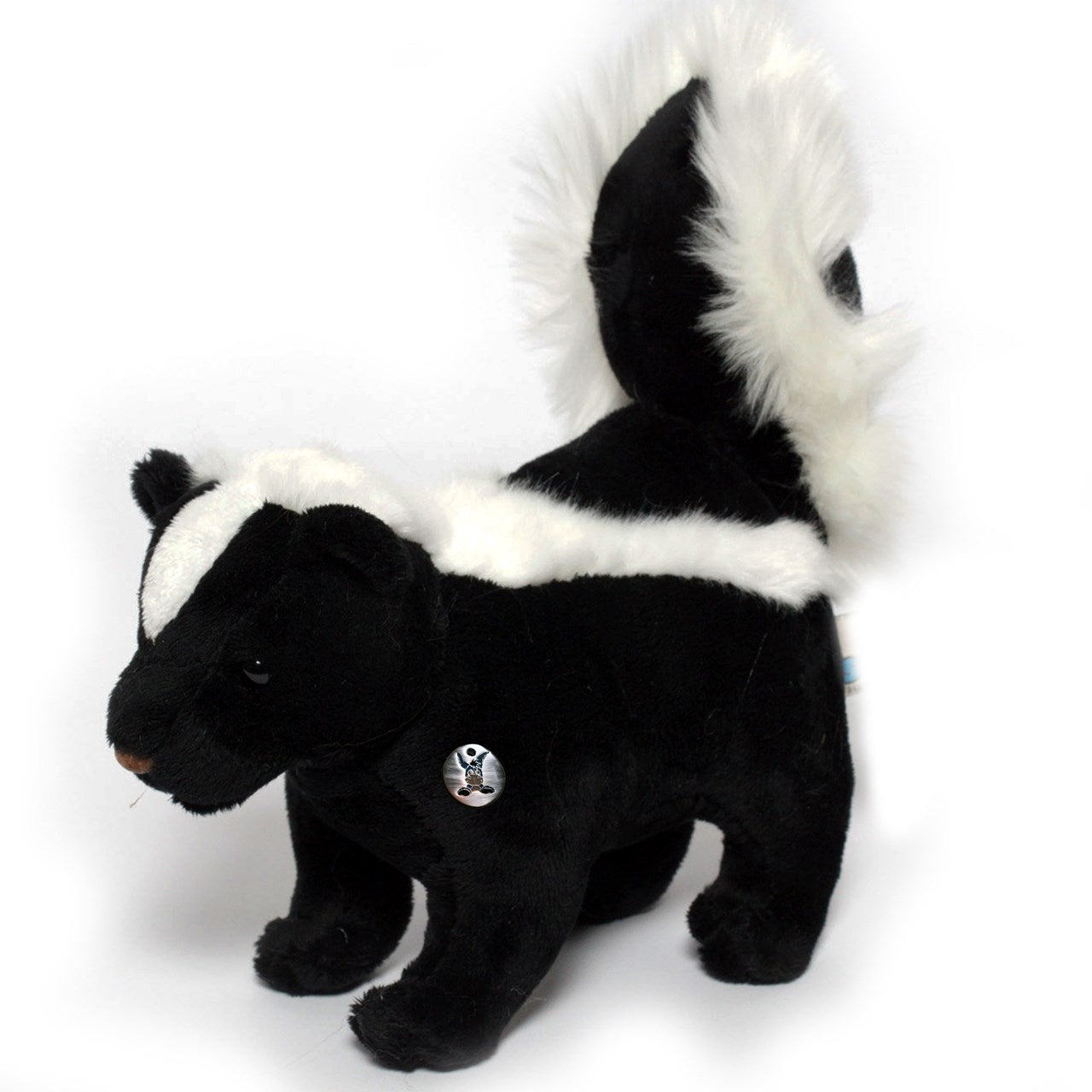 Stinktier Kuscheltier schwarz weiß stehend Plüschtier FUNKEY