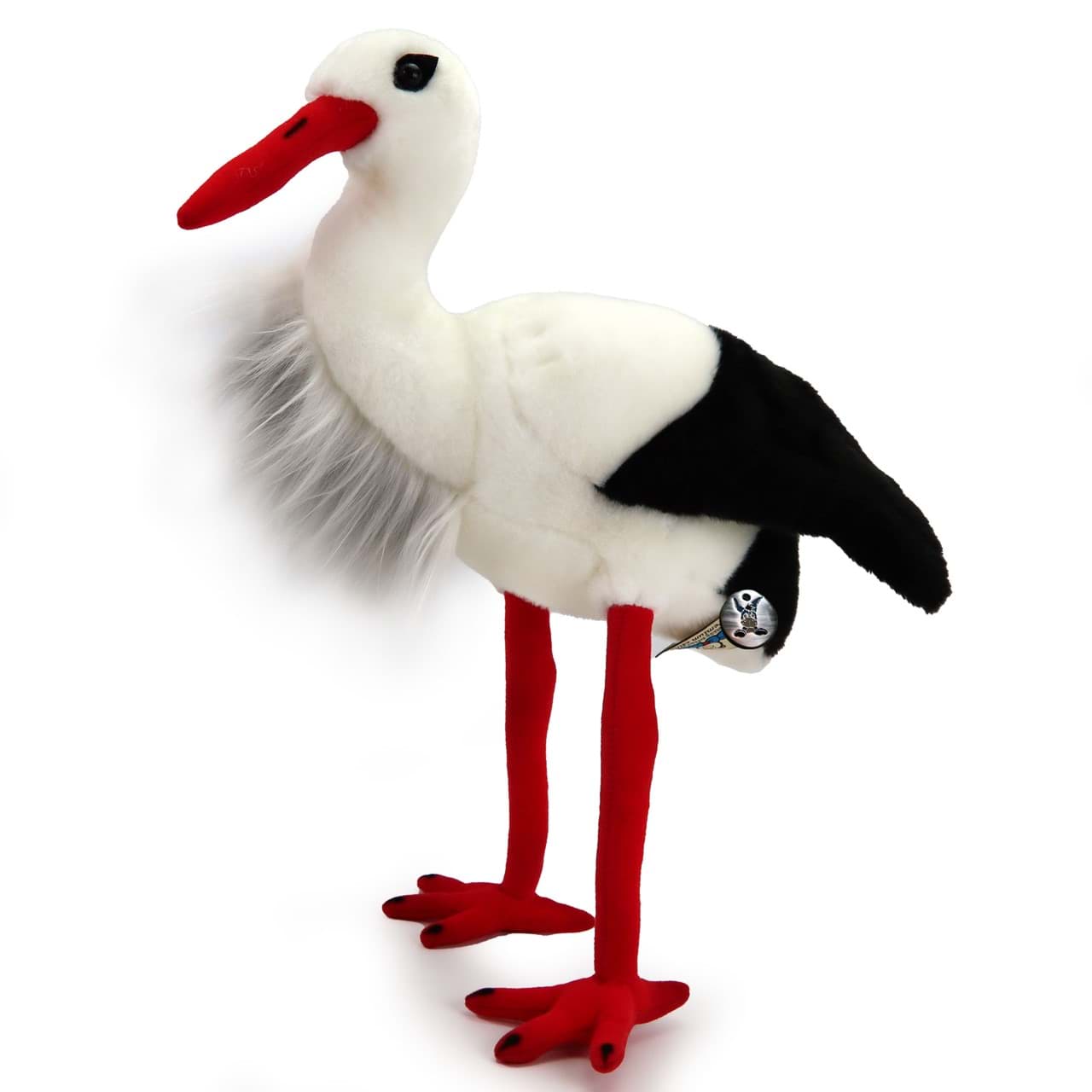 Storch Kuscheltier Vogel stehend PREMIUM Plüschtier TRISTAN
