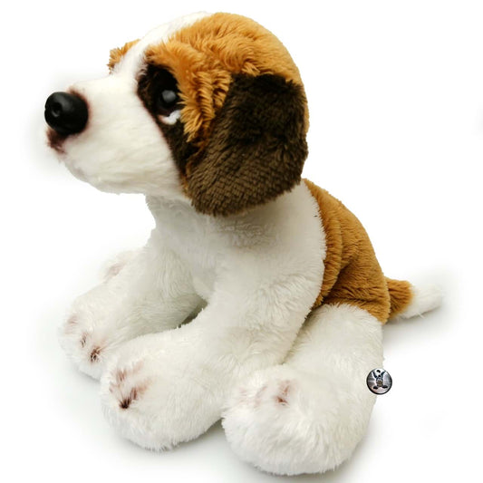 Bernhardiner Kuscheltier Hund sitzend Plüschtier BERNIE