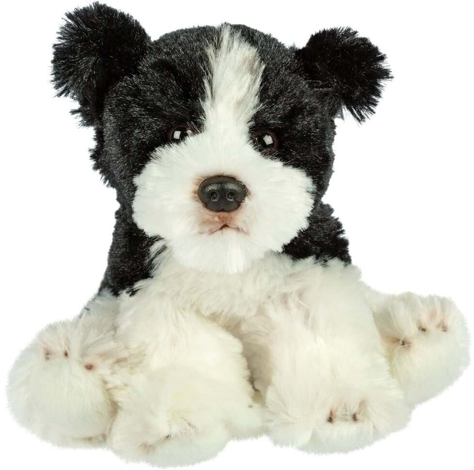 Border Collie Kuscheltier Hund schwarz weiß Plüsch CHEWY