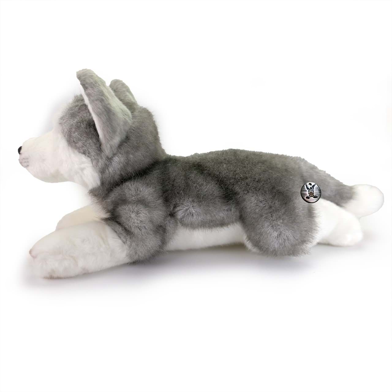 Husky Schlittenhund Kuscheltier Hund mit blauen Augen ACE