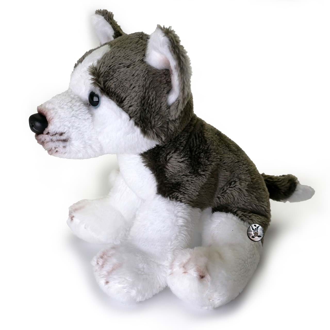 Husky Kuscheltier Schlittenhund Plüsch grau weiß KENAI