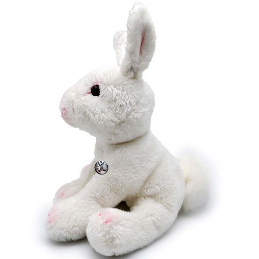 Hase Kuscheltier Kaninchen weiß Häschen Plüschtier LUNA