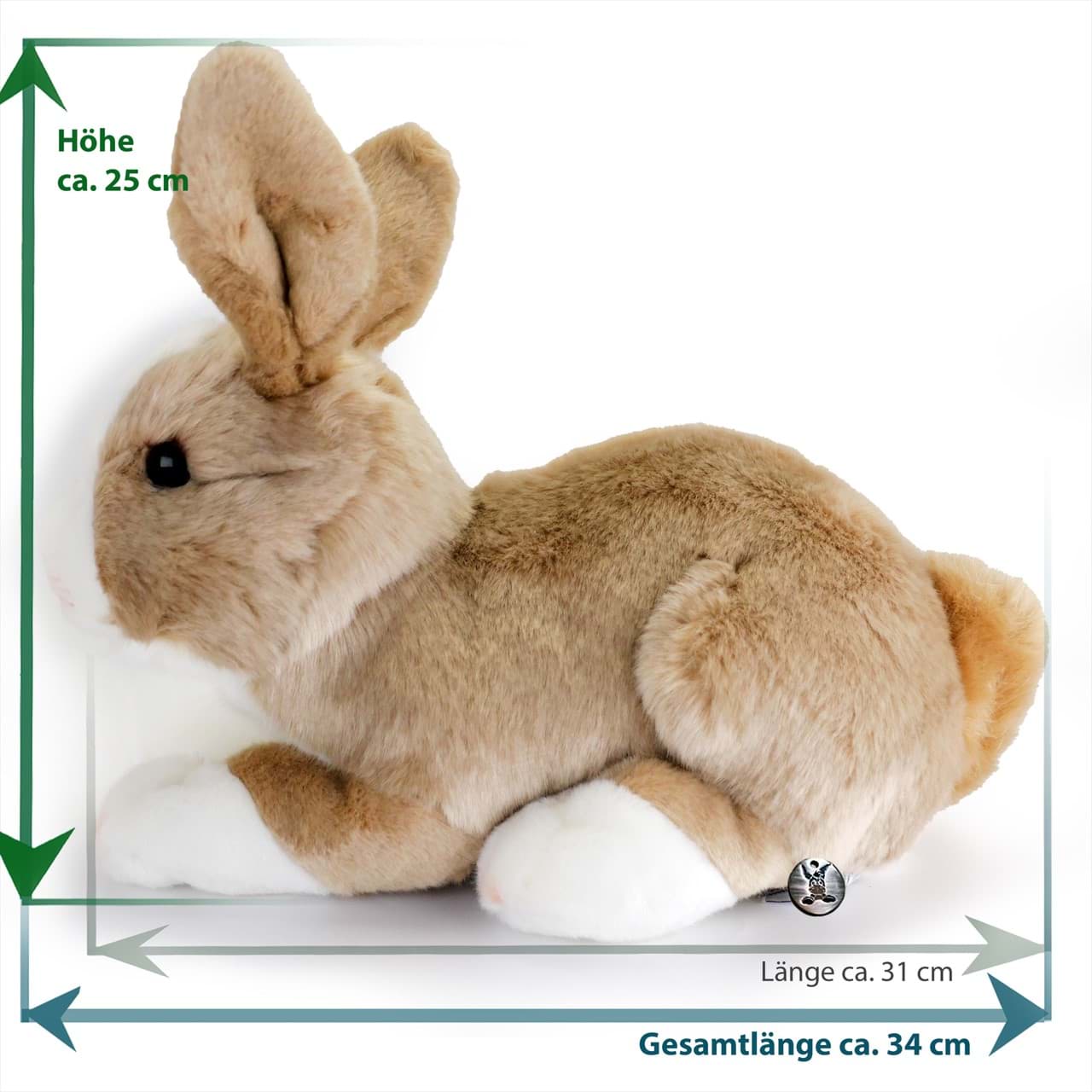 Hase Kuscheltier beige Kaninchen Plüschtier BUNNY
