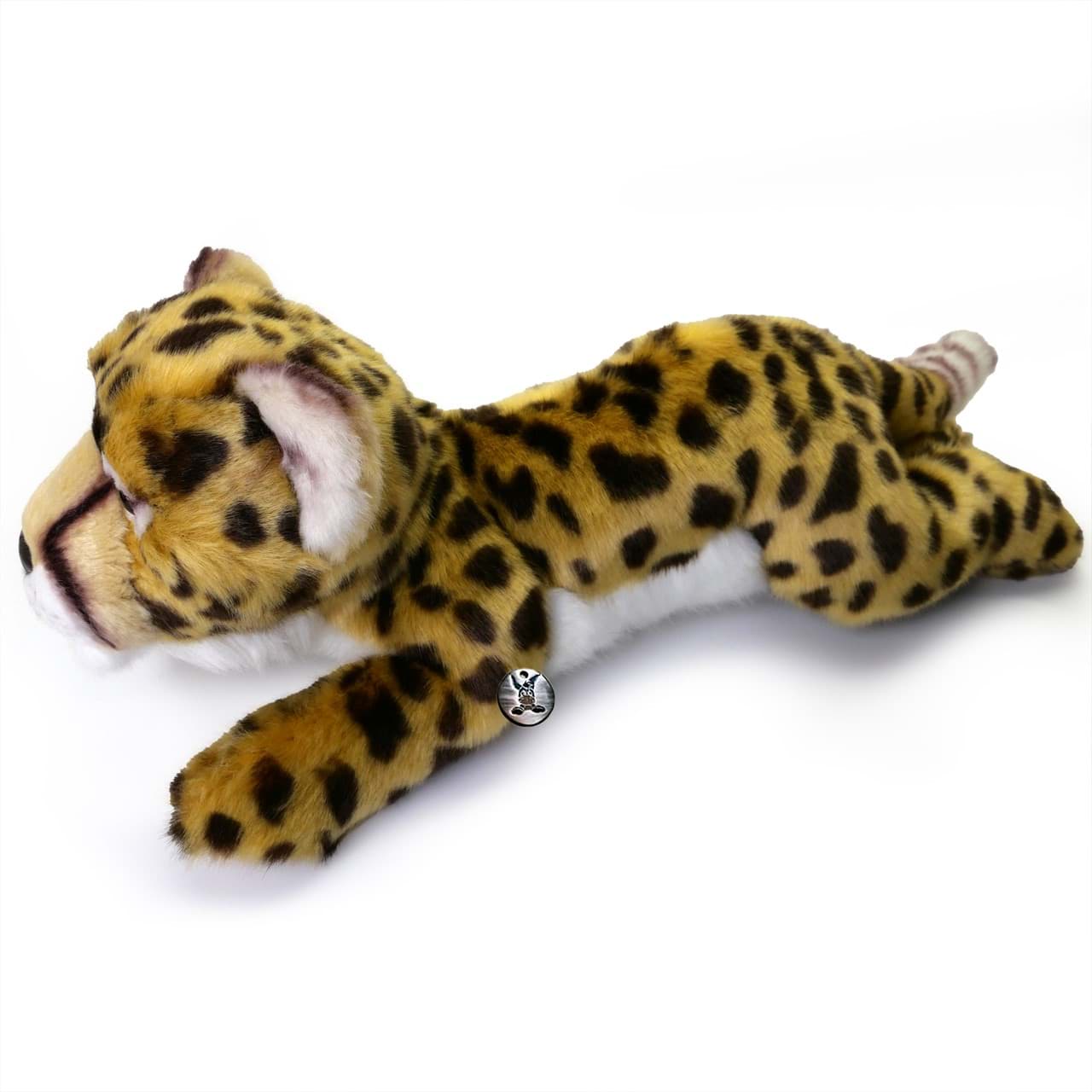 Gepard Kuscheltier Raubkatze Plüsch liegend ZAHEYLU