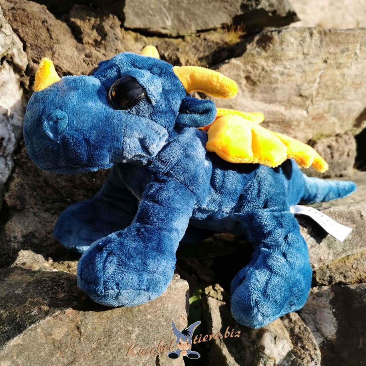 Drache blau 30 cm Kuscheltier Plüschdrache ZILANT