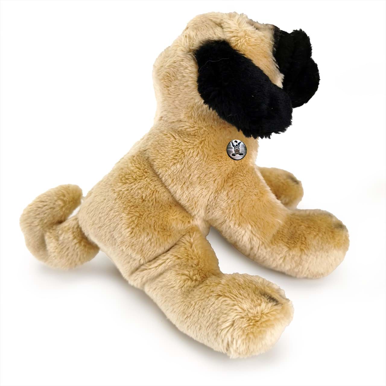 Mops Kuscheltier Hund sitzend Kuschelter Plüschtier EMMA