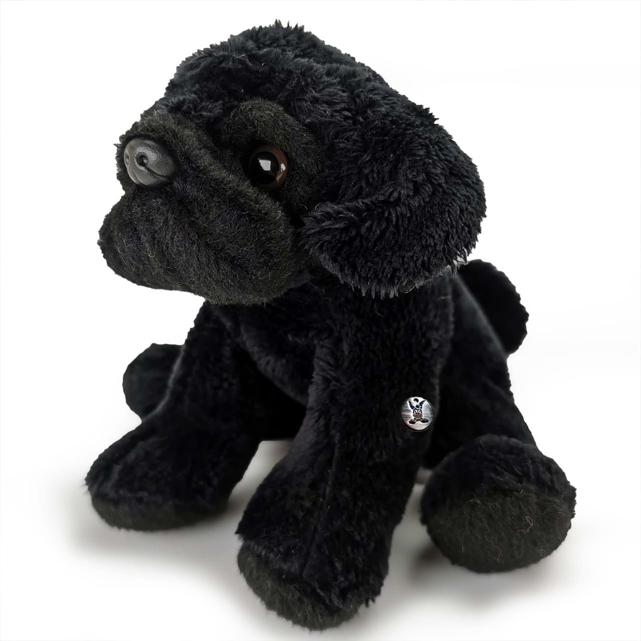 Mops schwarz Kuscheltier Hund Pug Plüschtier ZOE