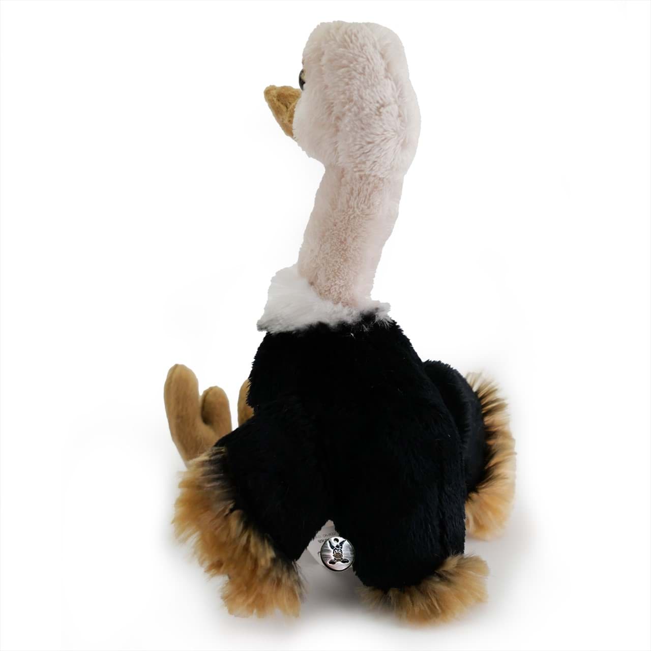 Strauß Kuscheltier Vogel sitzend Plüsch Laufvogel CARUSO