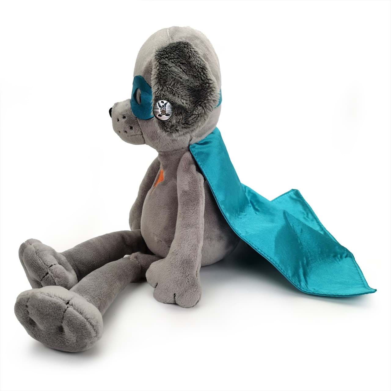 Super-Hund Kuscheltier Plüsch Superheld Schlenkertier CANTO