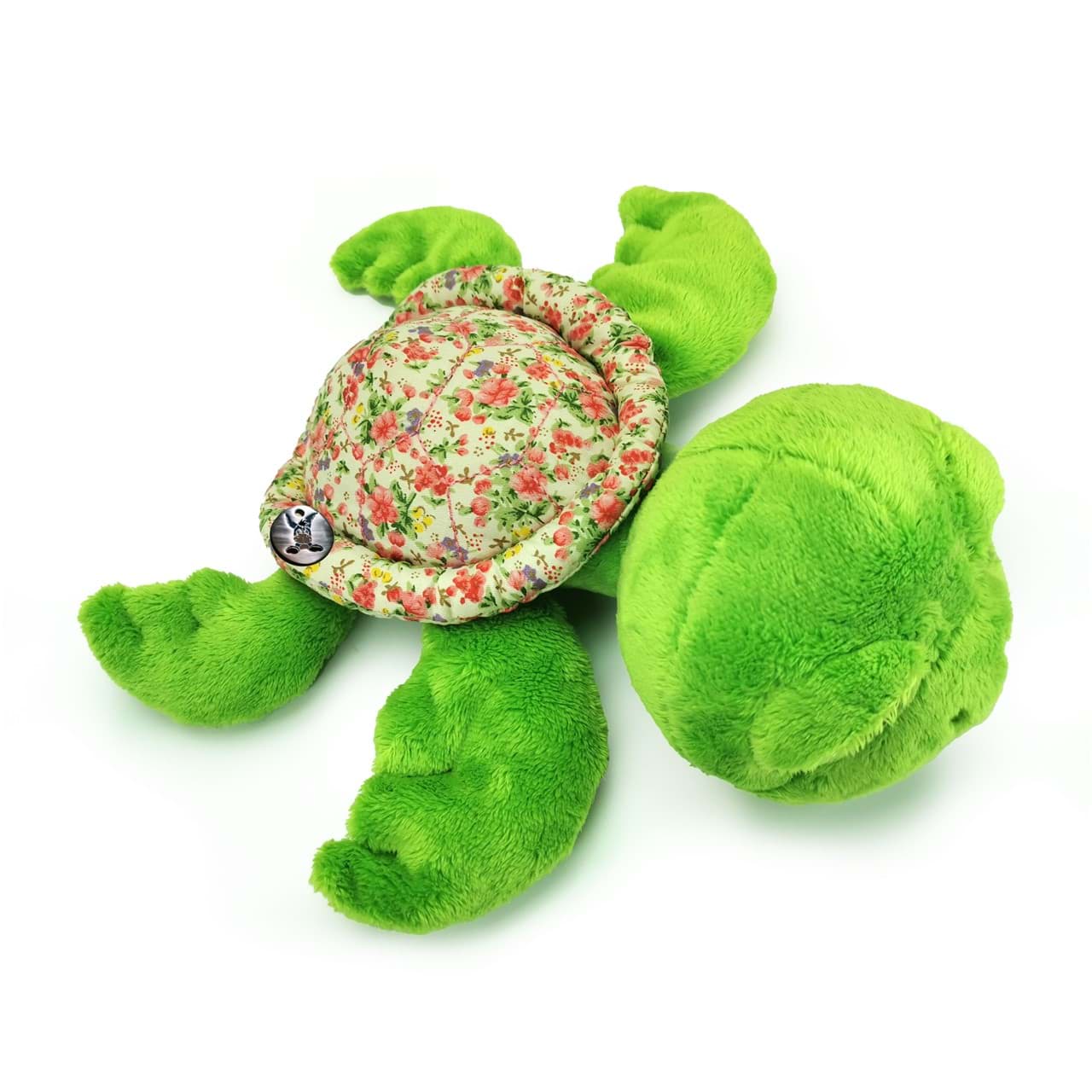 Schildkröte grün-rosa Kuscheltier Plüsch FLOWY - Limited Edition
