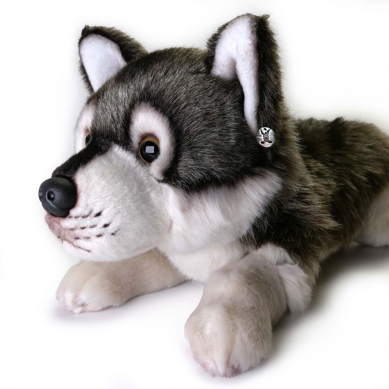Wolf Plüschtier Kuscheltier liegend MARUK