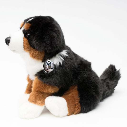 Berner Sennenhund Kuscheltier sitzend Plüschtier FANNY