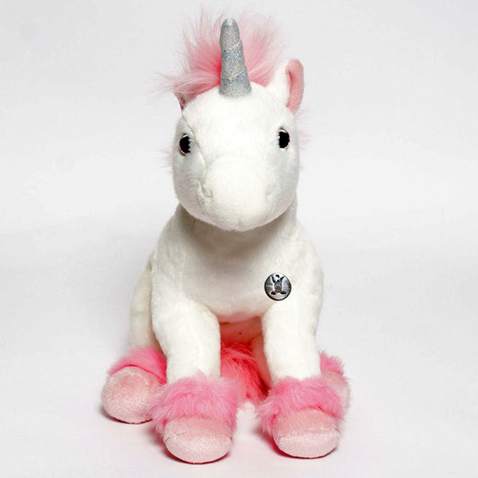 Einhorn Plüsch Kuscheltier weiß rosa BLANCA