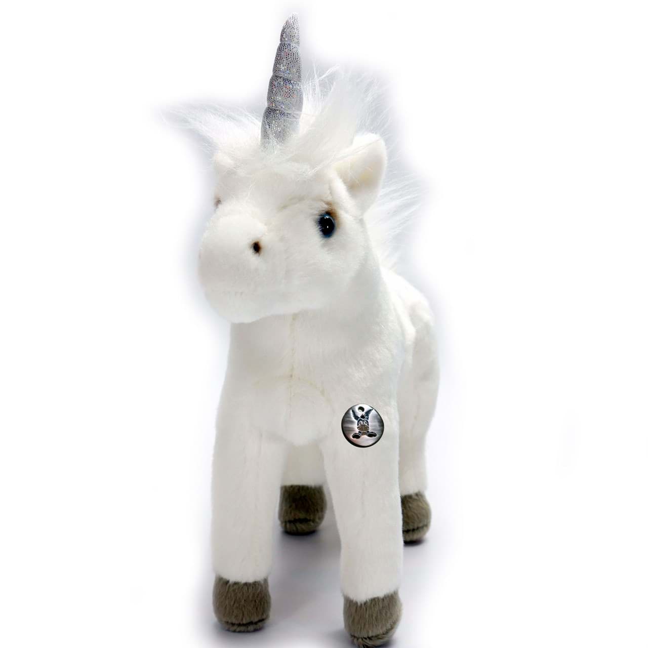 Einhorn Kuscheltier stehend weiß Plüschtier FARINA