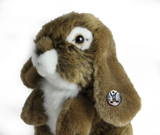 Hase Kuscheltier mit Schlappohren Zwergwidder HOPSI