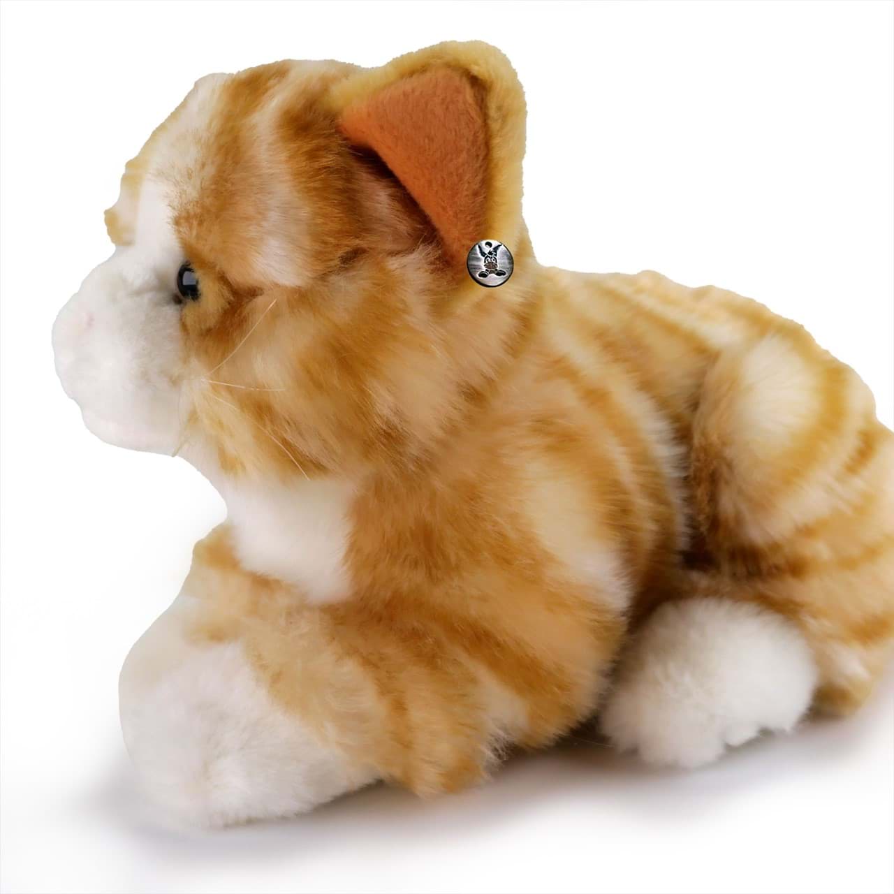 Katze Kuscheltier Tigerkatze gestreift Plüschtier JAHOMIR