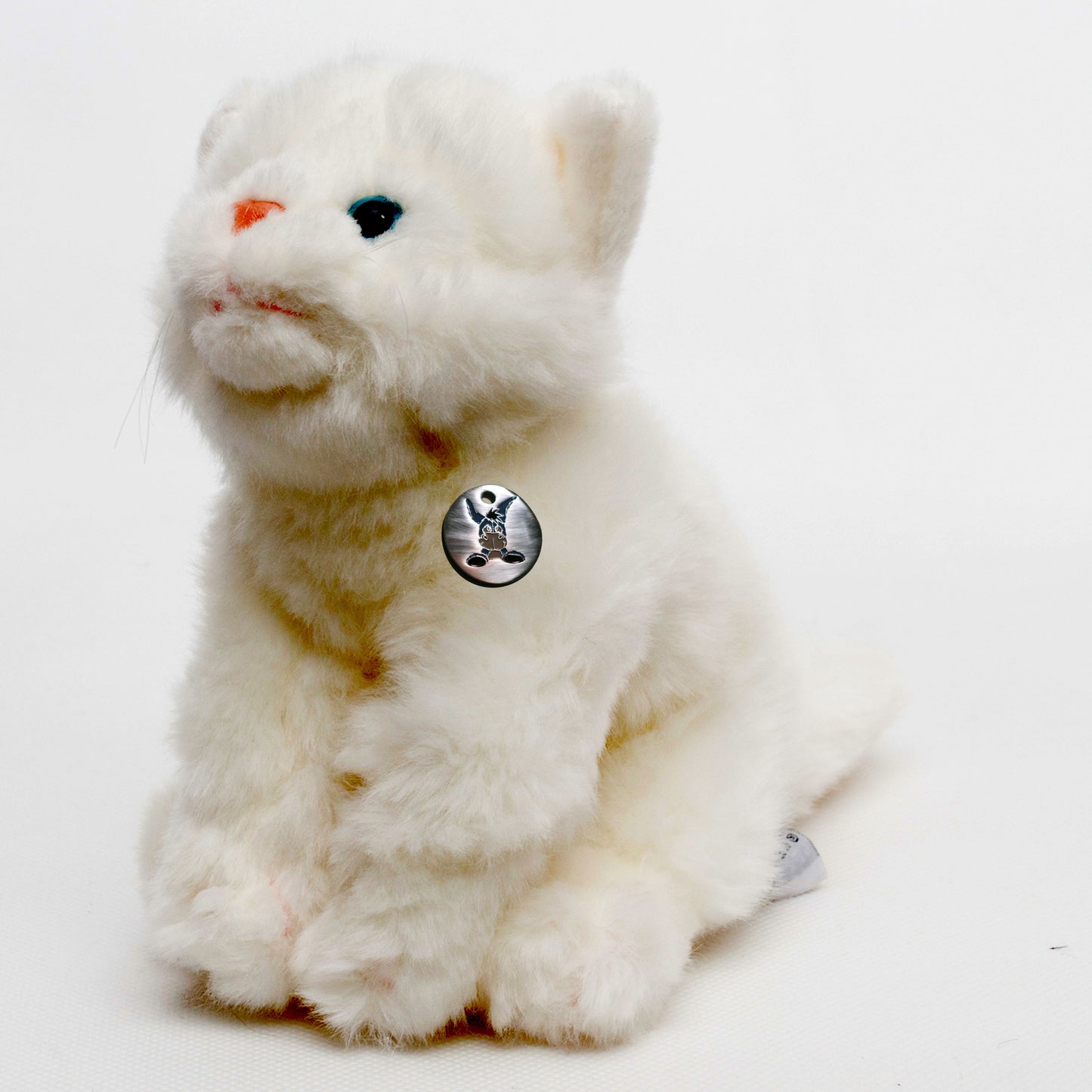 Katze Kuscheltier weiß 17 cm Kitten Plüsch Kätzchen MINKA