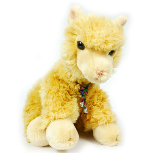 Lama Alpaka sitzend Kuscheltier Schlenkertier FRESCO