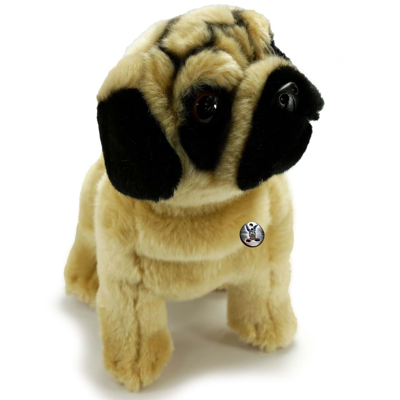 Mops Kuscheltier Hund stehend Plüsch Bulldogge TASSILO
