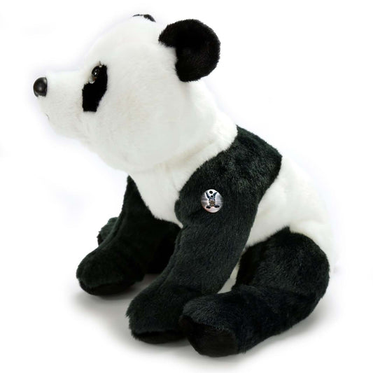 Panda Kuscheltier Bär 23 cm sitzend Plüschtier BAHARI