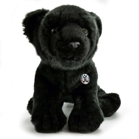 Panther Baby Leopard Kuscheltier schwarz Plüsch TAIGA